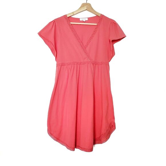Calvin Klein | Flutter Sleeve Casual Dress - Picture 1 of 6